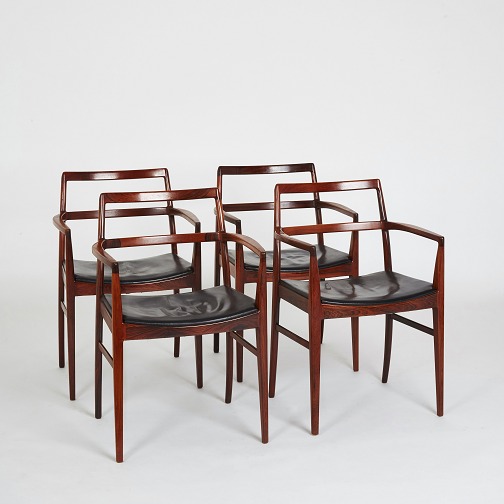 Arne Vodder  rosewood armchairs