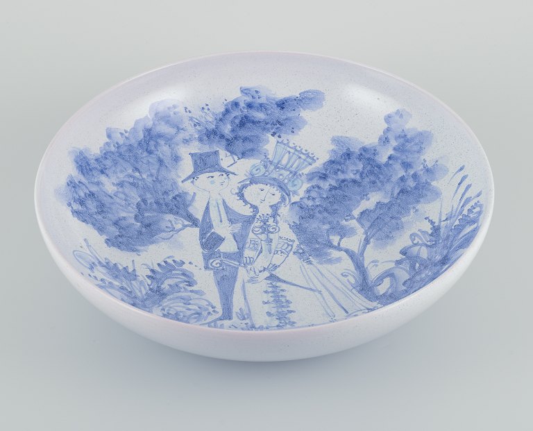 Bjørn Wiinblad, Det Blå Hus, eget værksted. Stor skål i keramik.