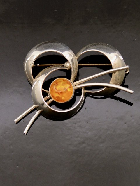 N E From sterling sølv vintage broche