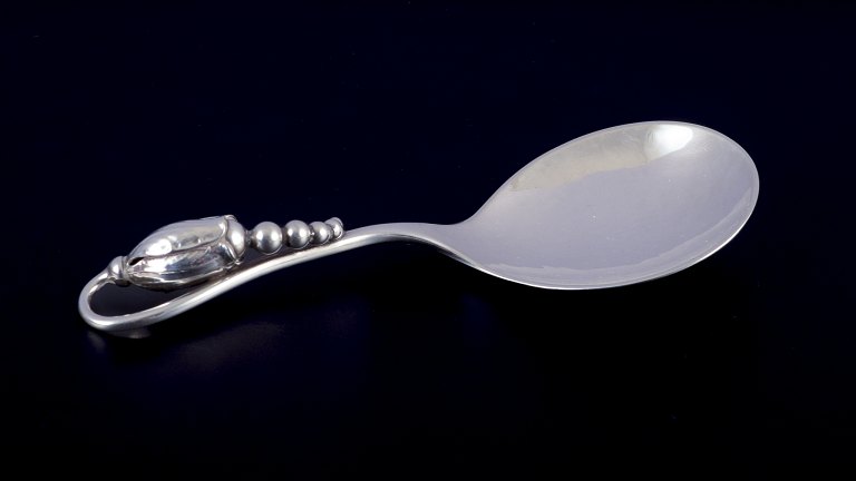 Georg Jensen Magnolia. Kompotske i sterlingsølv.