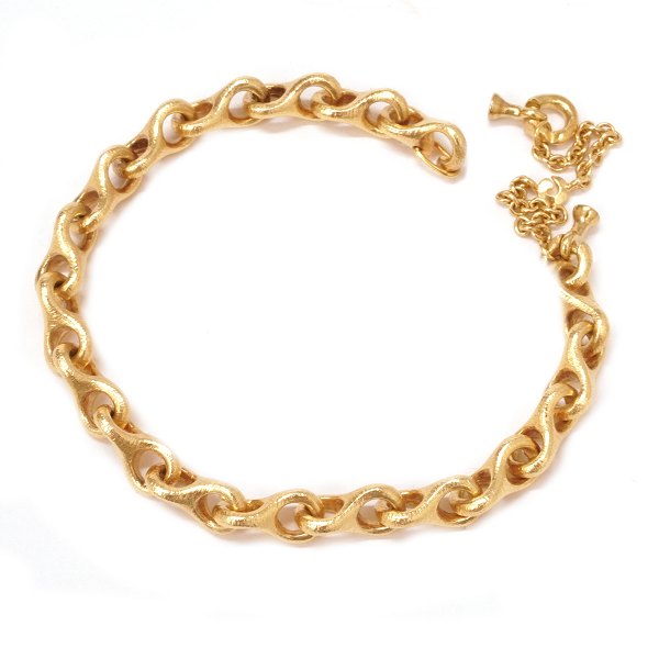 Ole Lynggaard Copenhagen 14kt gold "8"-bracelet. L: 18cm