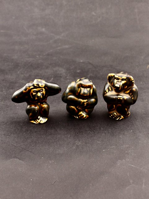 Royal Copenhagen stentøj miniature Knud Kyhn aber