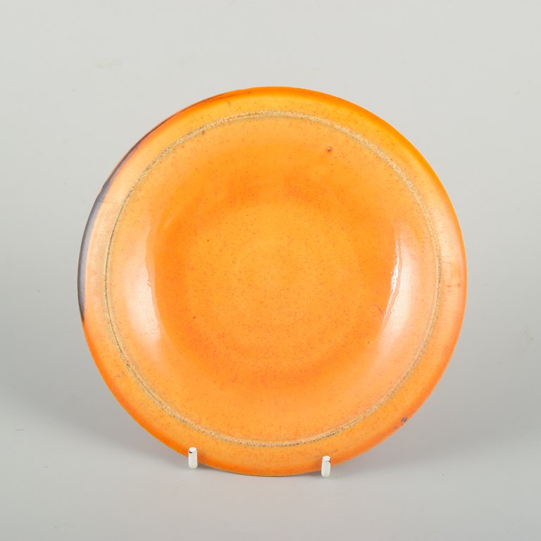 Svend Hammershøi for Kähler, dish with uranium glaze.