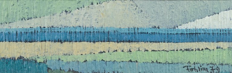 Gunnar Fohlin, Sweden.
Oil on cardboard, 1979.