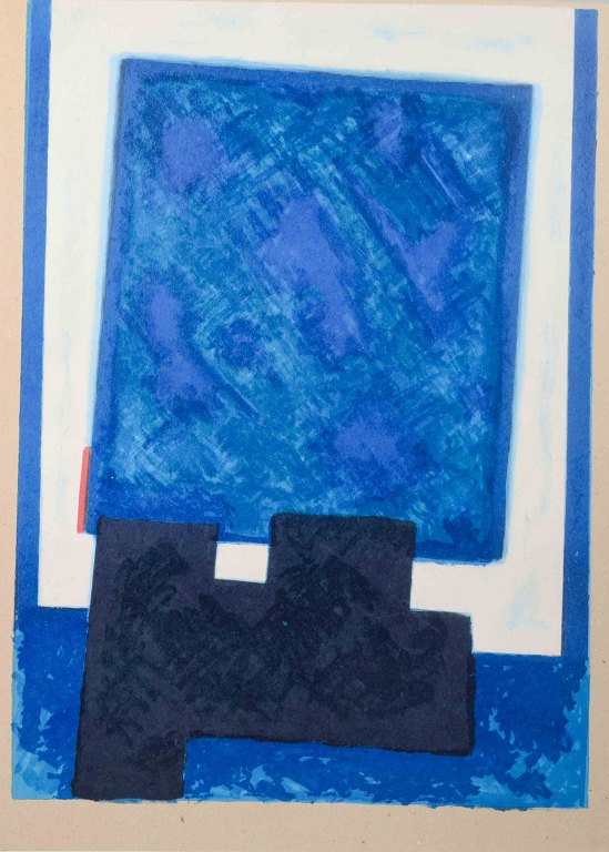 Osmund Hansen
Abstrakt litografi.
Usigneret.