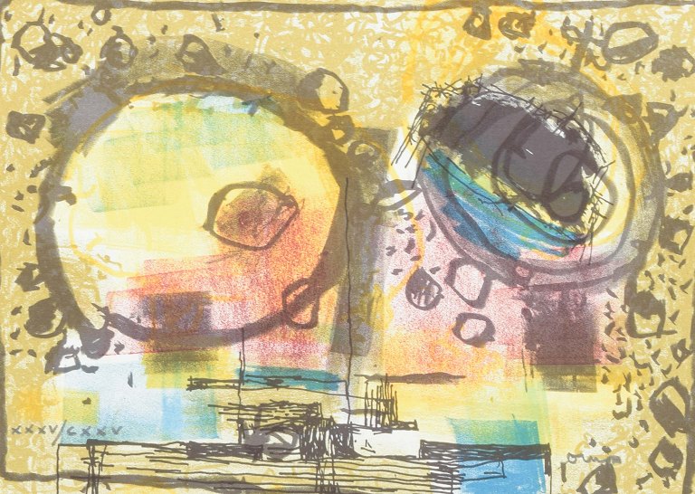 Bengt Orup
Farvelitografi. Signeret med blyant samt nummereret.