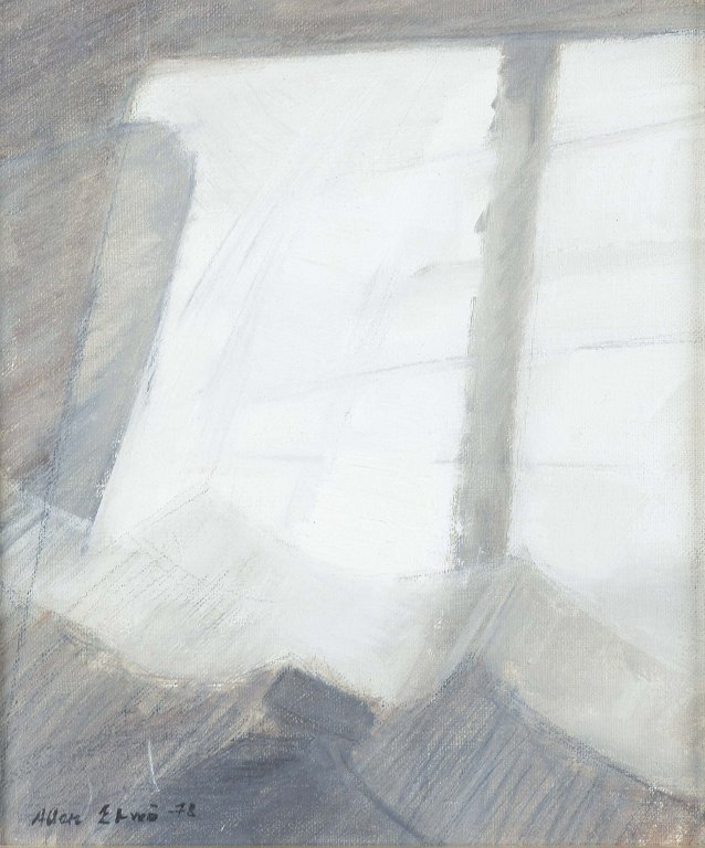 Allan Erwö
“Väggens Former II”.
Olie på lærred.