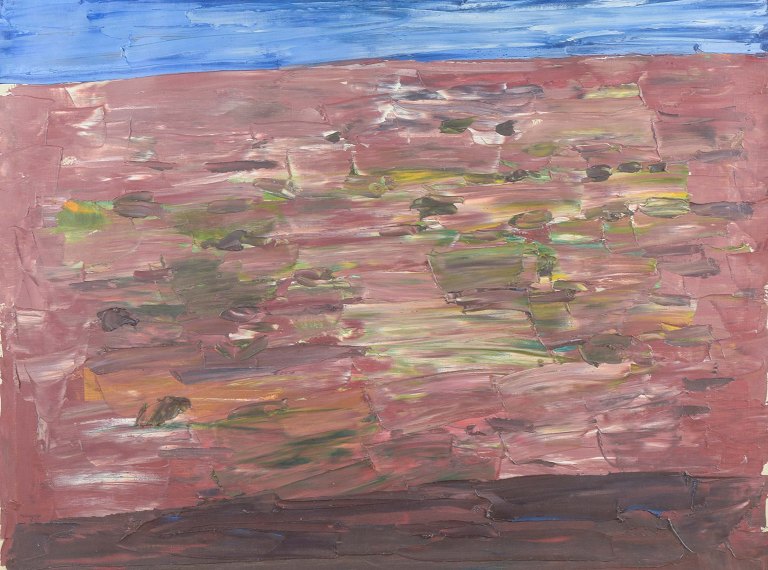 Sven Erik Markhed
“Rött landskap”.
Oil on canvas.