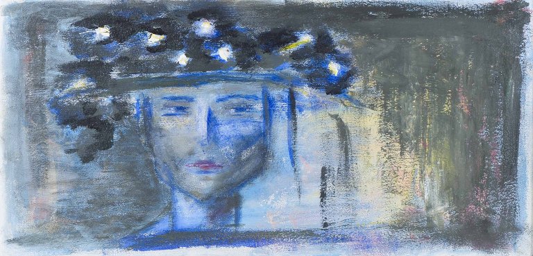 Swedish artist
Woman’s Face.
Oil on canvas.