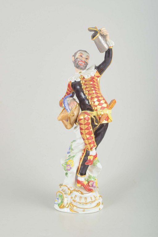 Meissen Porcelænsfigur “Harlekin”.