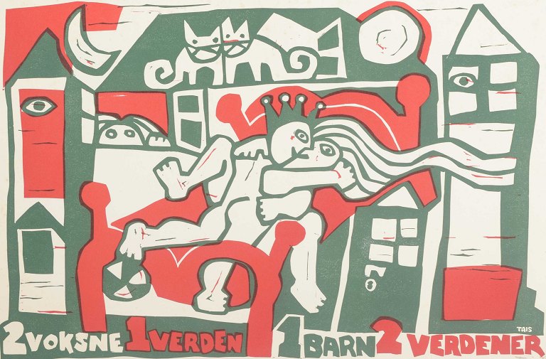 Henning Tais Hedin (b. 1946)Proof print. 1978.