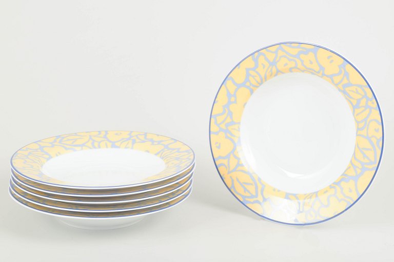 Michael Graves for AlessiSet of 6 soup plates.