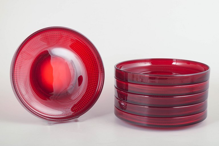 Kjell Blomberg for Gullaskruf“Vineta”, sæt af seks tallerkener, 1960’erne.