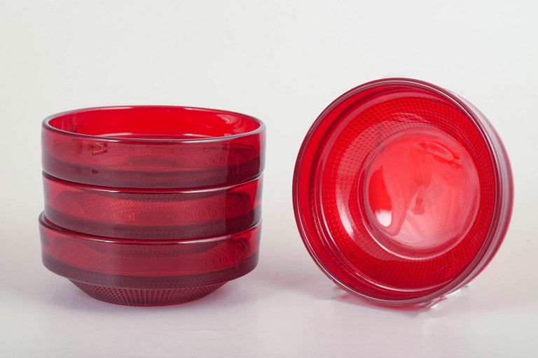Kjell Blomberg for Gullaskruf“Vineta”, set of four bowls, 1960s.