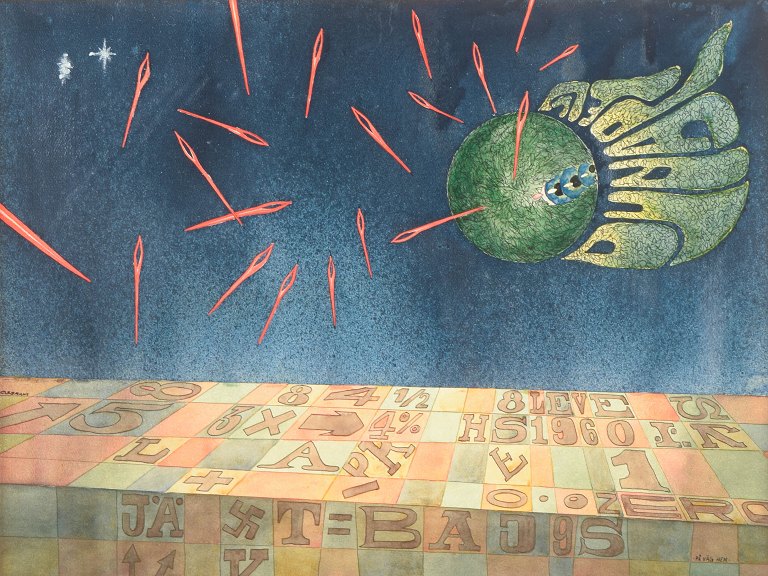 Håkan Stenberg, mixed media, svensk billedkunstner.