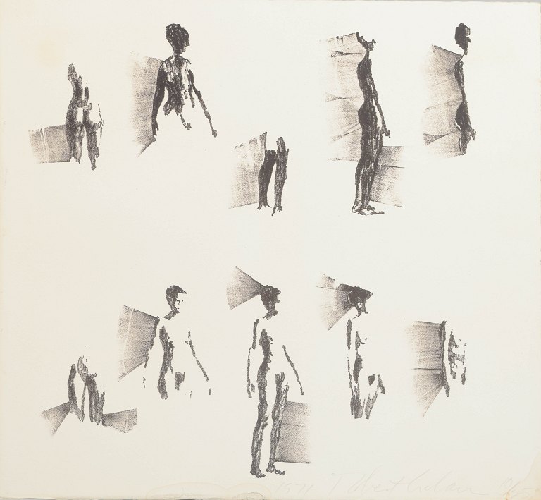 Robert Graham, lithograph, listed American sculptor and visual artist.