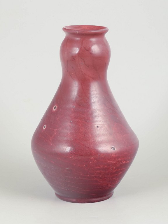 Karl Hansen Reistrup for Kähler, oxblood glaze vase.