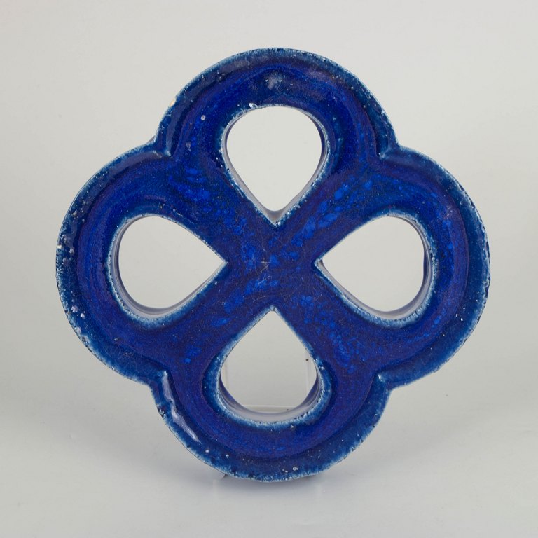 Gustavsberg wall relief with hanging hole.