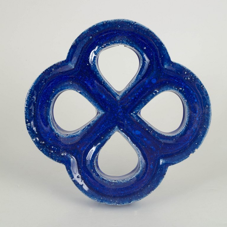 Gustavsberg wall relief with hanging hole.