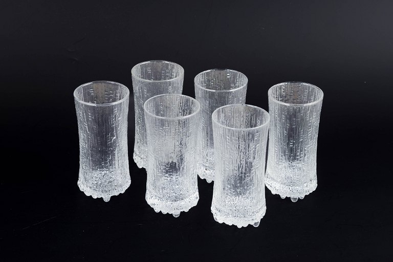 Tapio Wirkkala for Iittala, set of six drinking glasses.