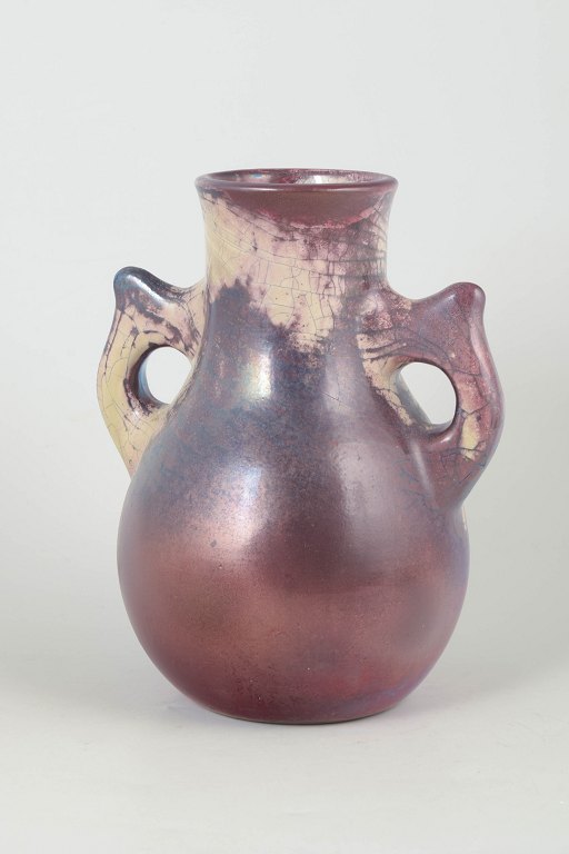 Karl Hansen Reistrup for Kähler, vase with handles.