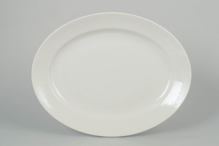 Axel Salto for Royal Copenhagen, oval serving platter.