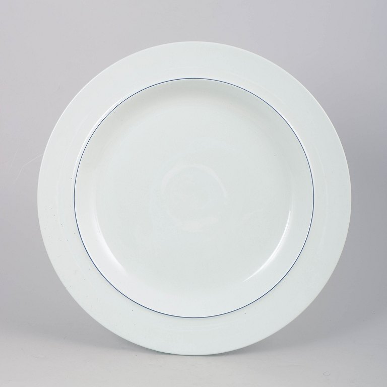 Grethe Meyer for Royal Copenhagen, Blå Kant stort fad.