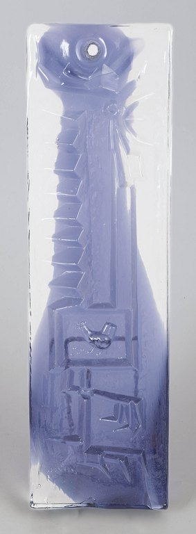 John Käll for Elme Glasbruk, vægrelief i kunstglas.