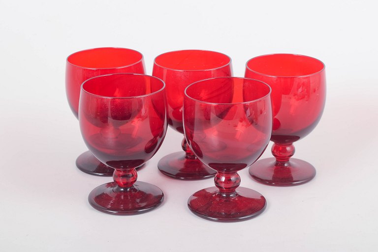 Monica Bratt for Reijmyre, sæt af fem glas.