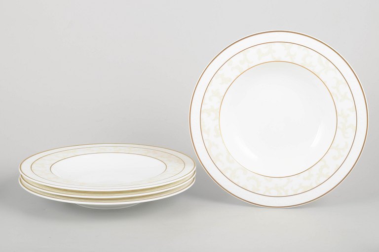 Villeroy & Boch, sæt med fire dybe tallerkener.