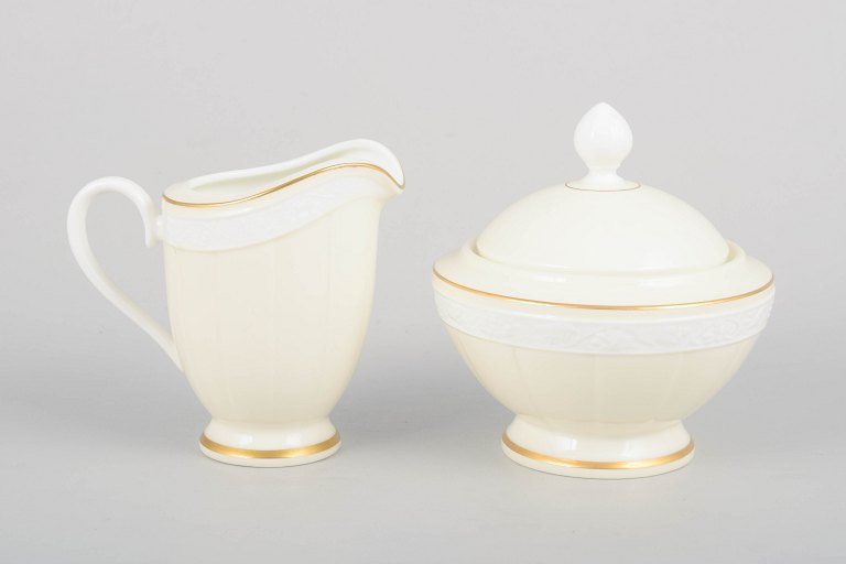 Villeroy & Boch, sukkerskål og flødekande.
