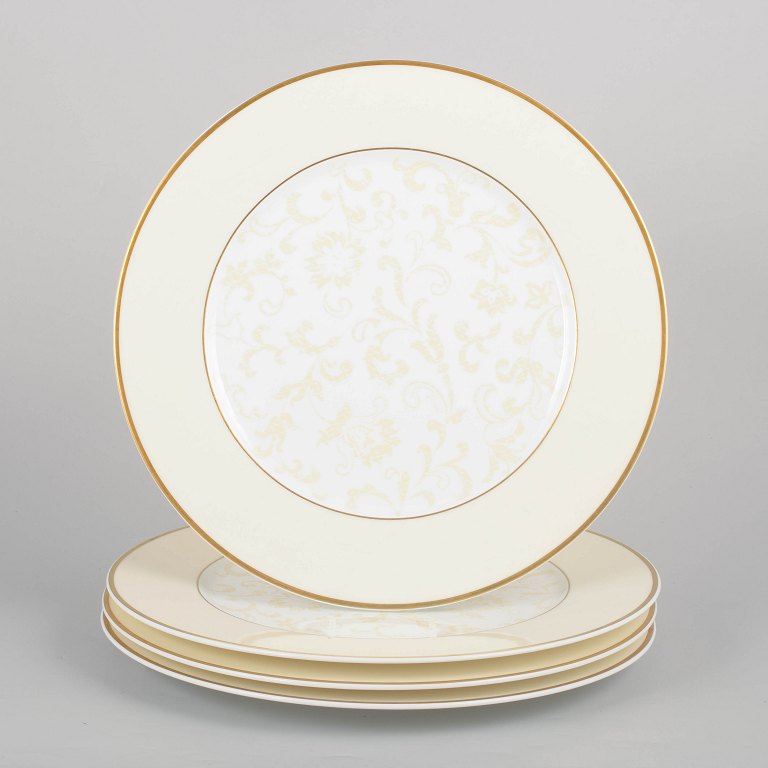 Villeroy & Boch, sæt med fire dækketallerkener.
