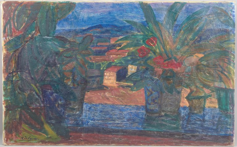 Karl Kihlgren, Provence, oliemaleri, listet svensk kunstner.