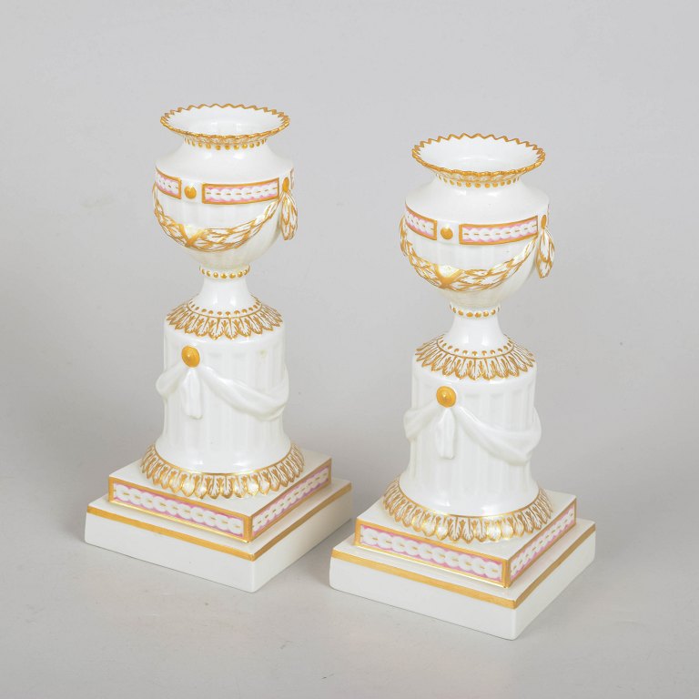 Royal Copenhagen, Flora Danica par lysestager.