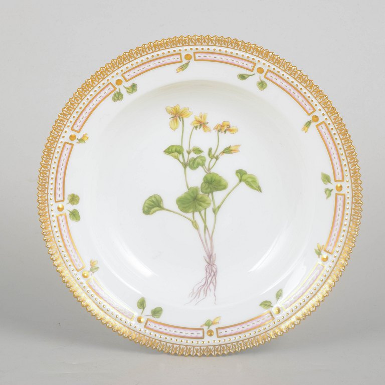 Royal Copenhagen, Flora Danica dyb tallerken.