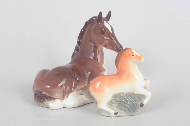 Lomonosov, hest og føl.